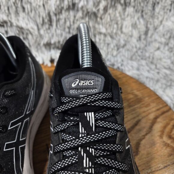 AsicsGel Kayano 28 Womens Size 8 Athletic Running Shoes Black/White Sneakers - Picture 7 of 13
